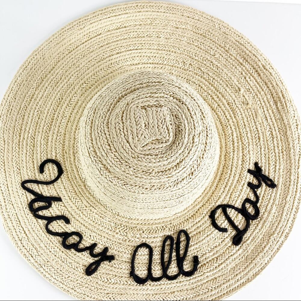 Melrose and Market NWT Embroidered Floppy Hat O/S - Picture 2 of 7